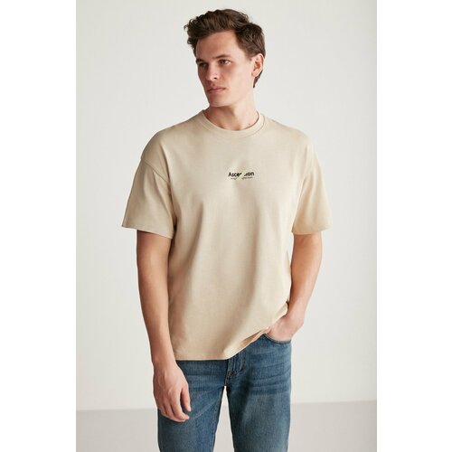 GRIMELANGE T-Shirt - Beige - Oversize Slike