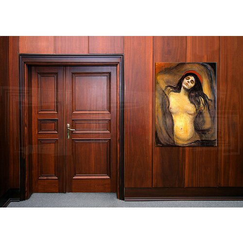  Slika na platnu MADONNA - Edvard&amp;nbsp;Munch (reprodukcija 80x60 cm) Slike