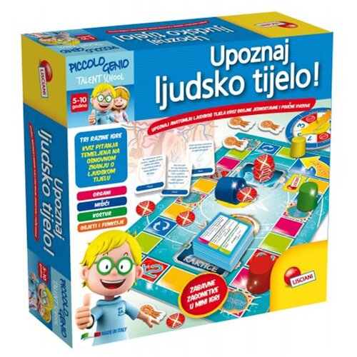 Evro Giunti I&amp;#039;am genius - upoznaj ljudsko tijelo, &amp;Scaron;arena Slike