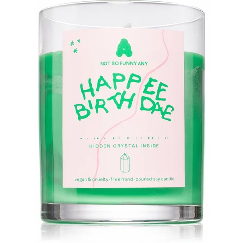 Not So Funny Any Crystal Candle Hapee Birthdae sveča s kristali 220 g