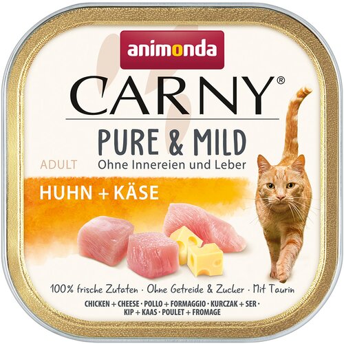  Varčno pakiranje animonda Carny Adult Pure & Mild 64 x 100 g - Piščanec + sir Cene