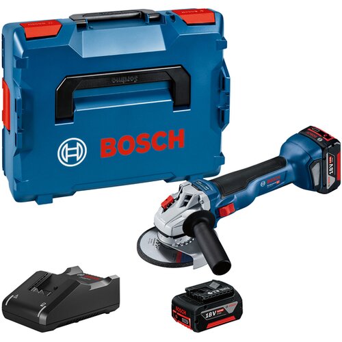 Bosch akumulatorska ugaona brusilica GWS18V-10+4.0Ah+L 06019J4007 Slike