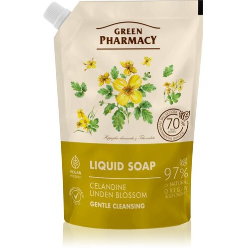 Green Pharmacy Celandine & Linden tekući sapun za ruke zamjensko punjenje 460 ml Cene