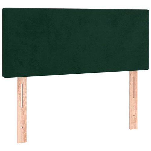 Box spring krevet s madracem tamnozeleni 90x200 cm bar&amp;scaron;unasti Slike