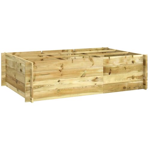 VidaXL Visoka greda 150x100x40 cm impregniran les, (20618639) Slike