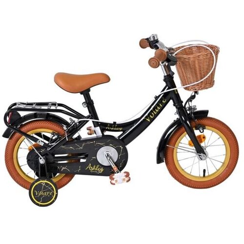 Volare dječji bicikl Ashley 12&Prime; crne boje, s dvije ručne kočnice Cijene