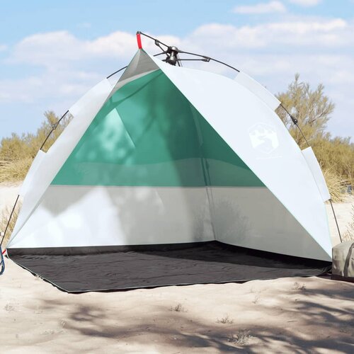  The Living Store Šotor za plažo morsko zelen za hitro postavitev vodoodporen - Šotor Za Plažo, (21486734) Cene
