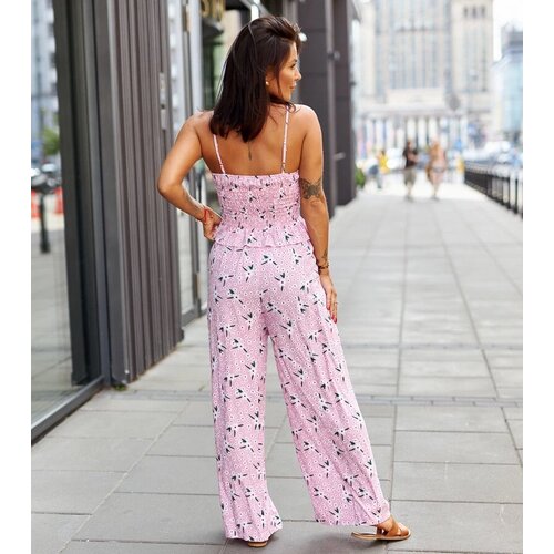 UR/CEO Pink spaghetti strap top and pants set Lilia Cene