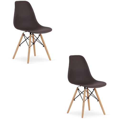 Brandless OSAKA stol kava / naravne noge x 2, (22030545) Slike