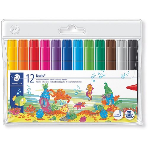 Staedtler Flomaster Noris Club Jumbo, 12 kosov Cene