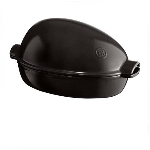 Emile henry Posuda za pecenje piletine keramicka 4.5l charcoal Slike