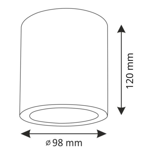  LED RGBW prigu&amp;scaron;iva spot lampa JUPITER 1xE27/6,5W/230V, pr. 9,8 cm, bela Slike