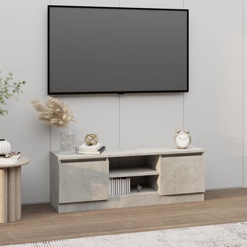 vidaXL TV ormarić s vratima siva boja betona 102 x 30 x 36 cm Cijene