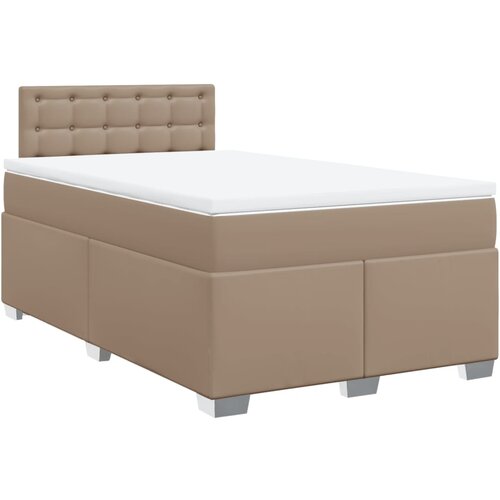 VidaXL Krevet s oprugama i madracem 120x190 cm od umjetne kože Slike
