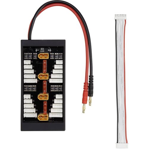 Voltcraft LiPo adapterski izjednačivać, izvedba punjača: XT60-sustav utikača izvedba akumulatora: banana priključak pogodno za broj ćelija Slike