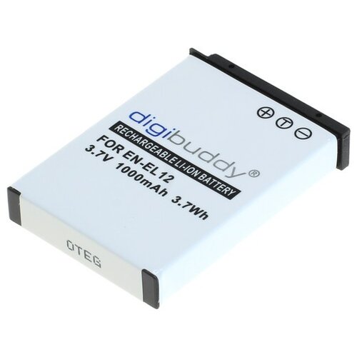 Digibuddy Baterija EN-EL12 za Nikon Coolpix S620 / S640 / S1000 / S8000, 1000 mAh Cene