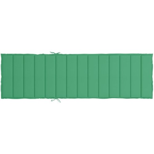  Jastuk za ležaljku zeleni 200 x 50 x 3 cm od tkanine Oxford Slike