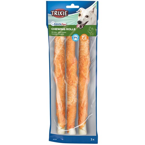 Trixie Denta Fun pileće rolice za žvakanje - 3 komada, cca 28 cm Cijene