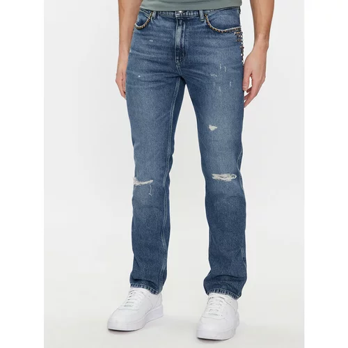 Hugo Jeans hlače 708 50507479 Modra Slim Fit