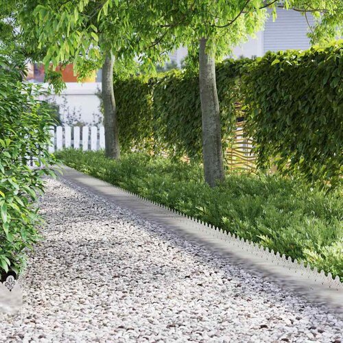 vidaXL Robniki za trato 30 pcs srebrna 103 x 0,05 x 22 cm Cene