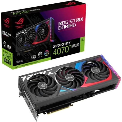 Asus Grafična kartica Rog Strix Rtx 4070 Ti Super 16Gb Gddr6X, (21215463)