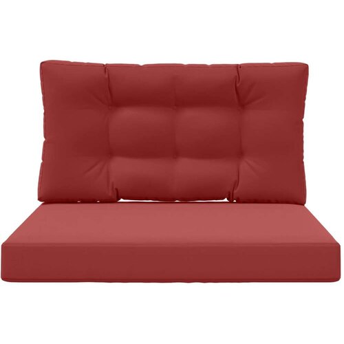  Jastuk za vanjsku sofU 2 pcs boja crnog vina Poliester - boja crnog vina 80 x 80 cm 1x sjedalo +1x naslon (3D s bartagom) Slike