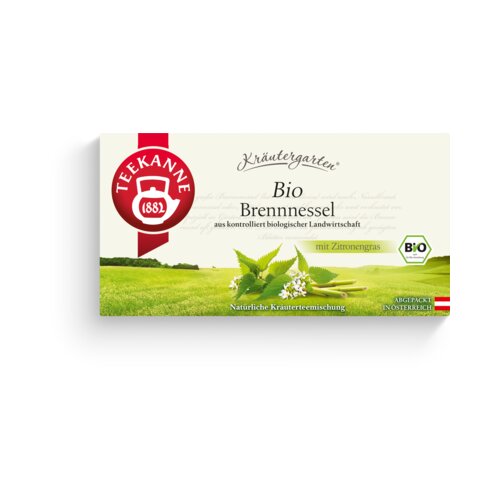 Teekanne Čaj bio zeli&amp;scaron;čni vrt - Kopriva-limonska trava (20 dvokomornih vrečk) Slike