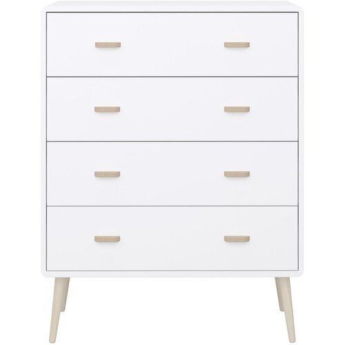 Tvilum Bijela visoka komoda 81x105 cm Mino - Slike