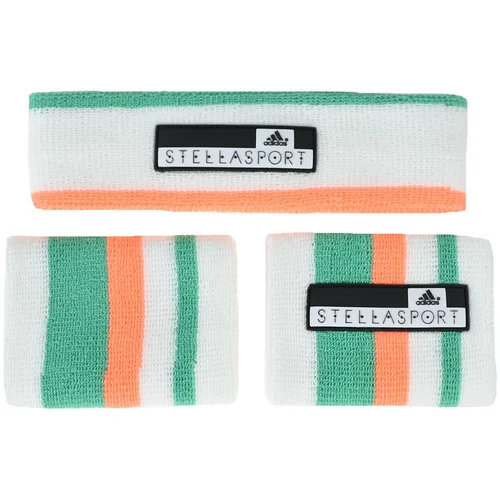 Adidas Women's Stellasport Headband Wristband Set Bijela