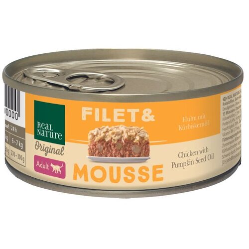 Real Nature Cat Filet&Mousse pi&scaron;čanec 85 g Cene