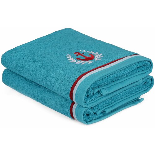 maritim - Turquoise Turquoise Hand Towel Set (2 Pieces) Slike