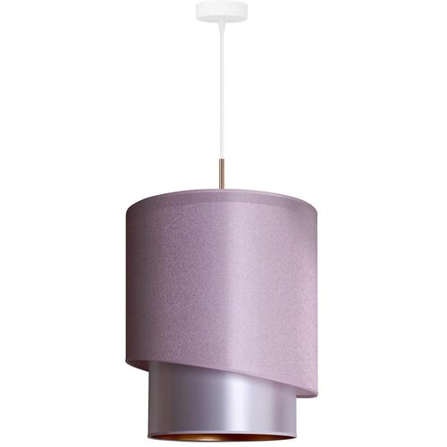  Duolla - Visilica na sajli PARIS 1xE27/15W/230V prečnik 40 cm ružičasta/srebrna/bakarna Cene