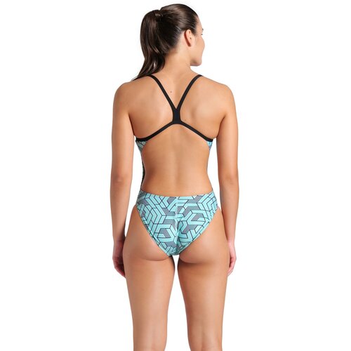 Arena Ženski kupaĆi escape challenge waterblue swimsuit Slike