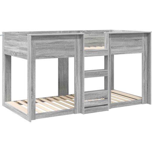  Krevet na kat za djecu Siva Sonoma 80 x 200 cm Slike