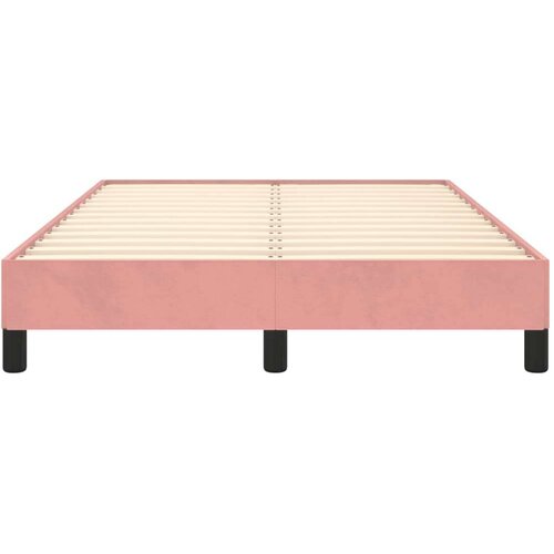 VidaXL Okvir za krevet ružičasti 120 x 190 cm bar&amp;scaron;unasti Slike