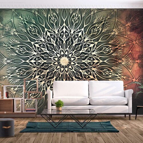 Samoljepljiva foto tapeta - Center (Green) 196x140 Slike