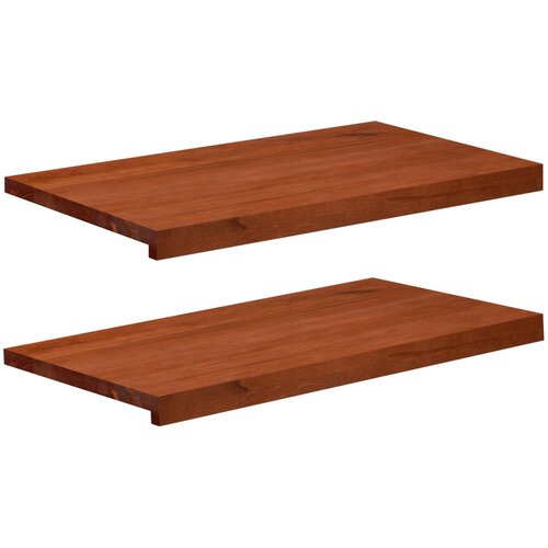  Prozorske klupice 2 kom. Smeđa 70 x 40 x 2 cm Čvrsto drvo bukve Slike