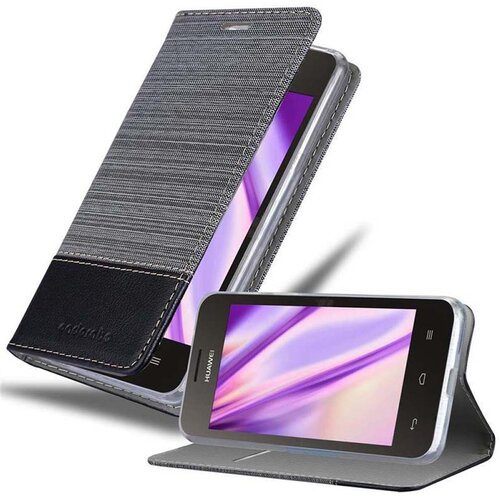 Cadorabo Ohi&scaron;je, združljiv s Huawei v sivi črni barvi - za&scaron;čitni pokrov z magnetnim zapiranjem, stoječo funkcijo in režo za kartico, (20564972) Cene