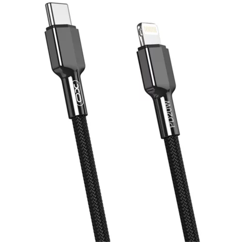 XO Kabel USB-C na Lightning 8-pin NB183A 1m 20W črn, (20441975)