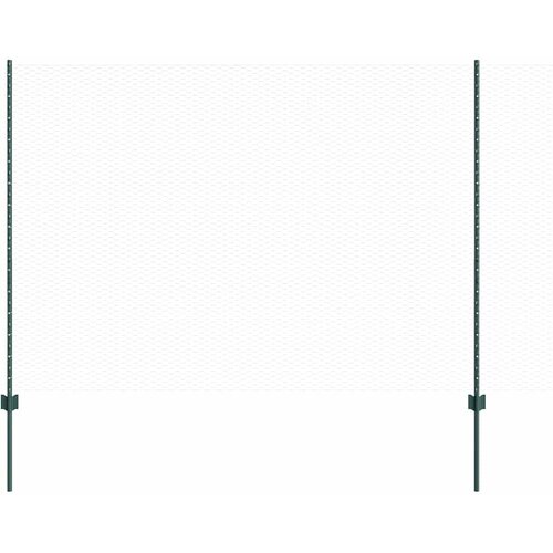  Heksagonalna ograda s stubom 100 x 1,6 m Čelik premazan PVC-om Slike