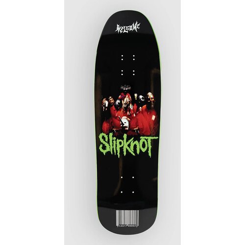 Welcome X Slipknot Self-Titled on Gaia 9.67&amp;quot; Skateboard deska black / green dip Slike