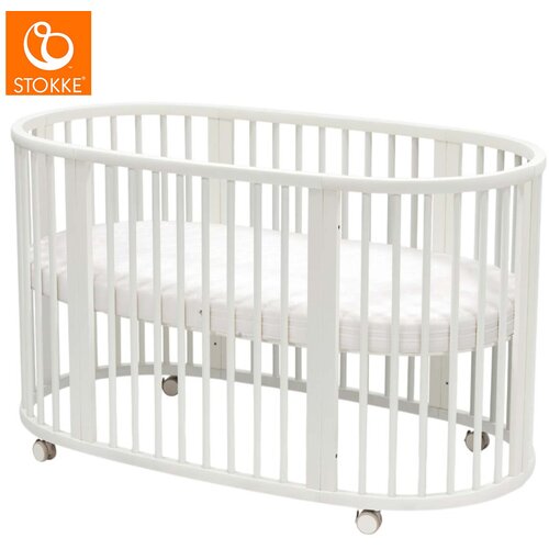 Stokke otro&scaron;ka posteljica sleepi&trade; bed white z vzmetnico in rjuho white Cene