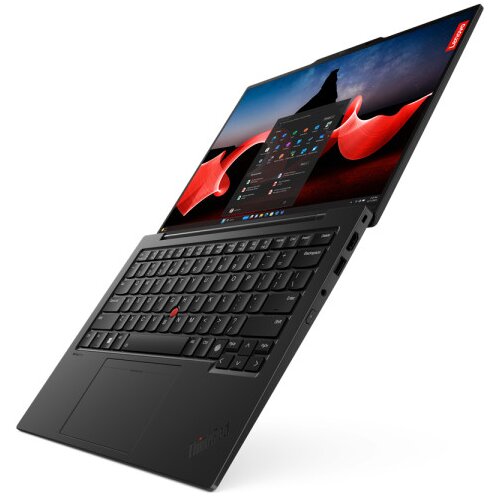 Lenovo thinkpad X1 carbon G12 (black, paint) core ultra 7 155U (12C/14T, max turbo 4.8GHz/12MB), DDR5 32GB (int), ssd 1TB pcie, 14.0" wuxga (1920x Cene