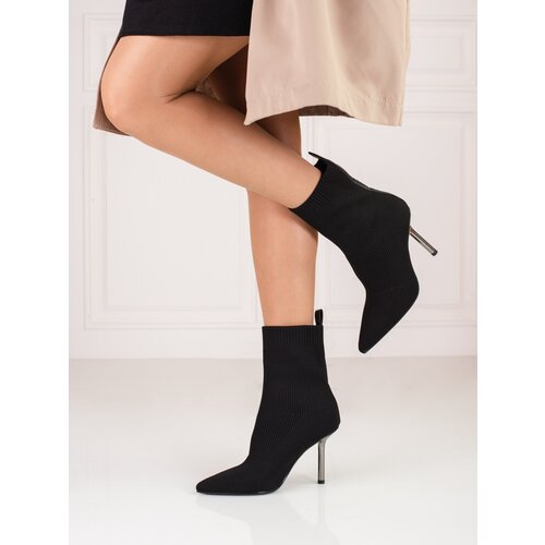 SHELOVET Fitted women&amp;#039;s ankle boots on heel Slike