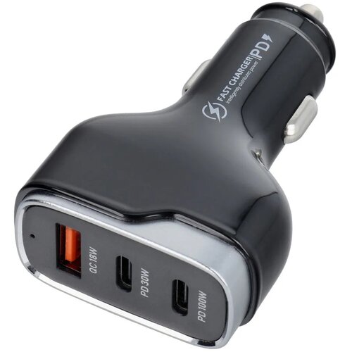  USB QC 3.0 avtopolnilec 18W + 2x Type C PD 100W+30W CC53-2C1A (skupno 138W) Slike