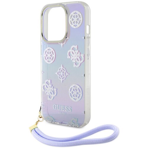 Guess maska za telefon iphone 15 6.1, GUHCP15SHPELISU, lavanda Slike