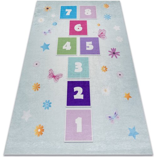RugsX Preproge BAMBINO 1075 pralna preproga poskočnice, številk 80x150 cm Zelena Cene
