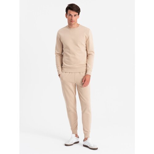 Ombre BASIC men&amp;#039;s cotton sweatshirt set unbuttoned sweatshirt + joggers Slike