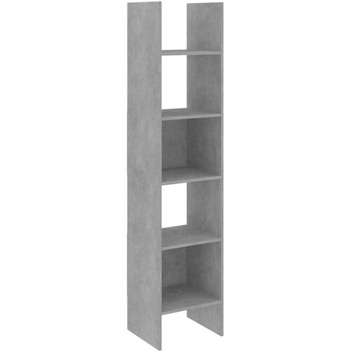  za knjige siva boja betona 40 x 35 x 180 cm od iverice Slike