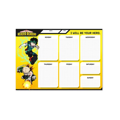 Grupo Erik Editores S. L. My Hero Academia, Manga - Stoni planer A4 My Hero Academia Cene